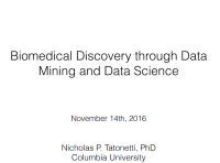 Eksemplar yang tidak tersedia Image of Biomedical Discovery Through Data Mining and Data Science